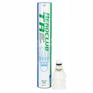 yonex aeroclub tr feather badminton shuttlecock white 1